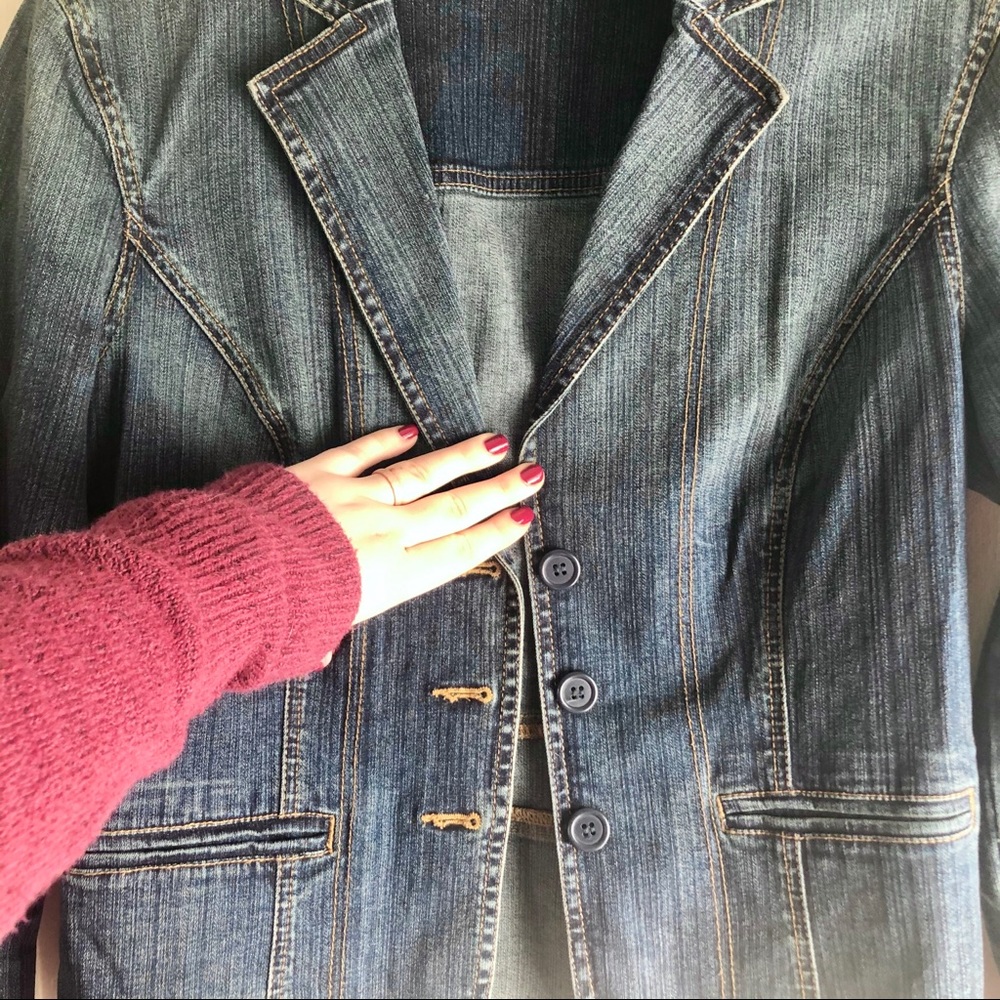 Button Jean Jacket - image 2